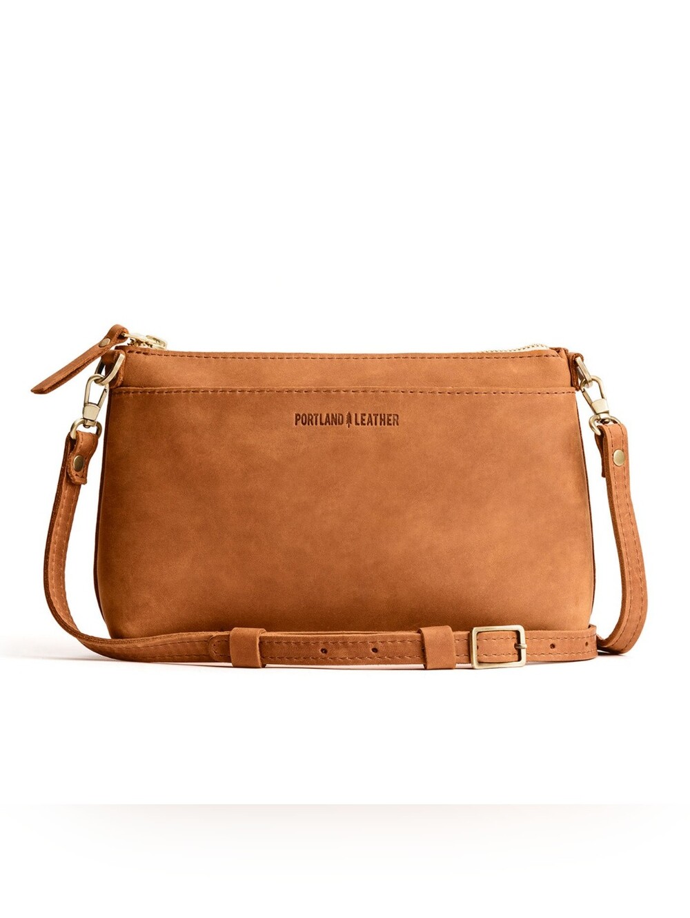 Portland Leather Poppy Crossbody Bag Purse Dakota Leather